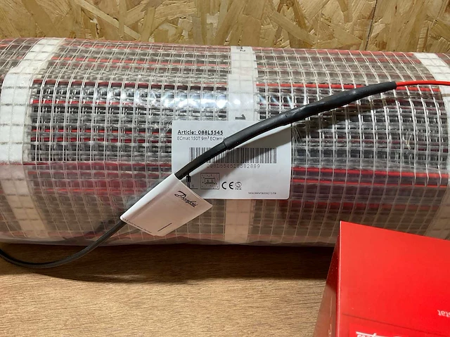 Danfoss efti 150/9 elektrische vloerverwarmingsset 9m² 1350 watt - afbeelding 4 van  9
