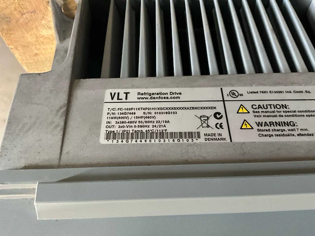 Danfoss fc-103p11kt frequentieregelaar - afbeelding 4 van  4