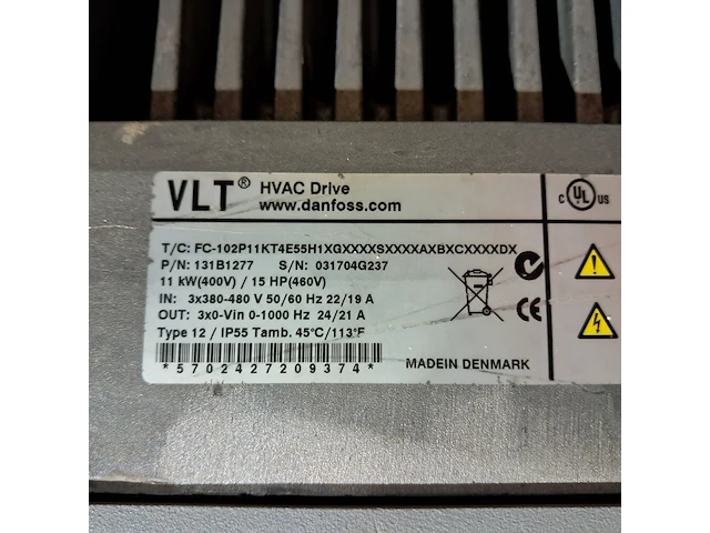 Danfoss frequentieregelaar 11 kw, danfoss, 131b1277 - afbeelding 5 van  5