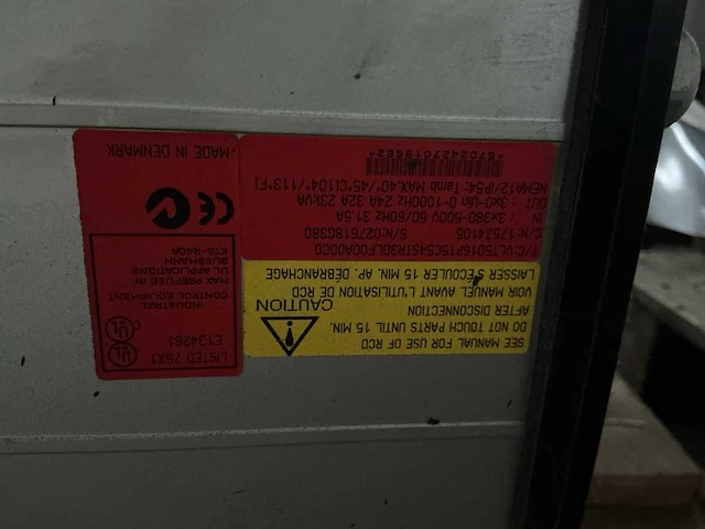 Danfoss frequentieregelaar 23 kva - afbeelding 7 van  7