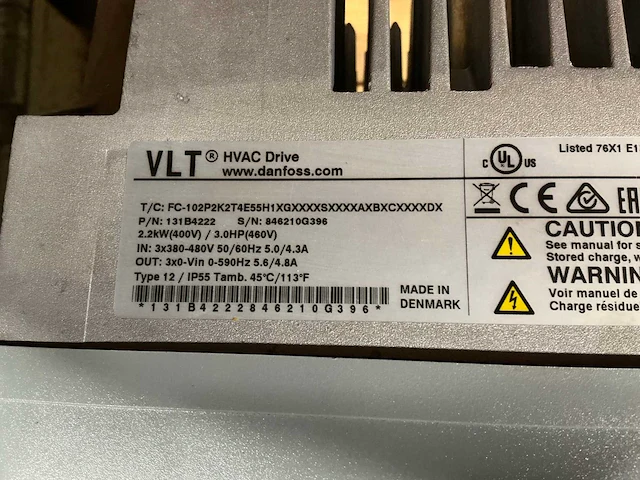 Danfoss frequentieregelaar (2x) - afbeelding 7 van  8