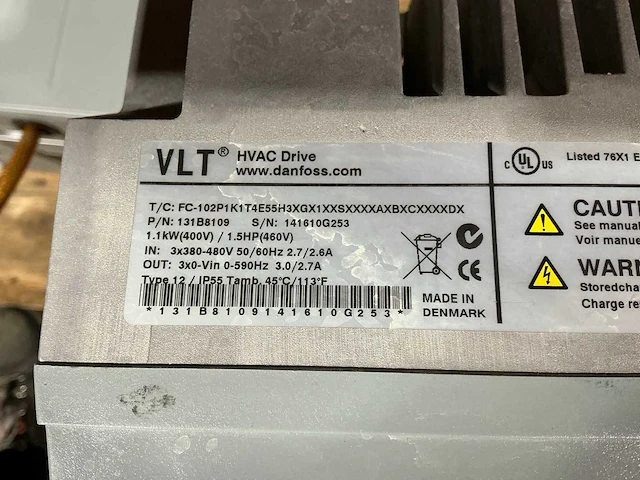Danfoss frequentieregelaar (2x) - afbeelding 8 van  8