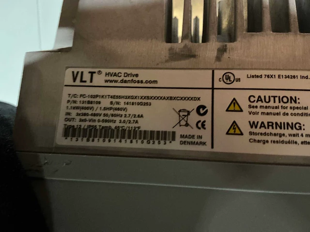 Danfoss frequentieregelaar (2x) - afbeelding 6 van  7