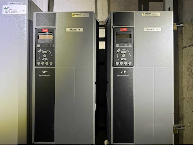 Danfoss frequentieregelaar set met schakelkast (2x) - afbeelding 12 van  16