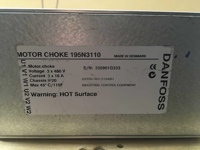 Danfoss motor choke (5x) - afbeelding 6 van  7