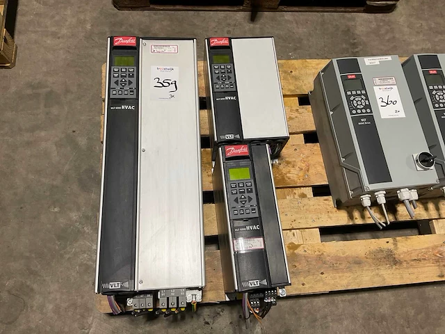 Danfoss vlt 6000 hvac frequentieregelaar (3x) - afbeelding 1 van  7