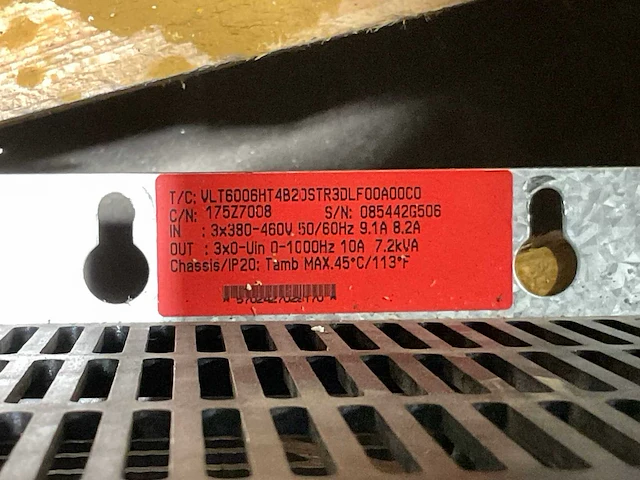 Danfoss vlt 6000 hvac frequentieregelaar (3x) - afbeelding 7 van  7