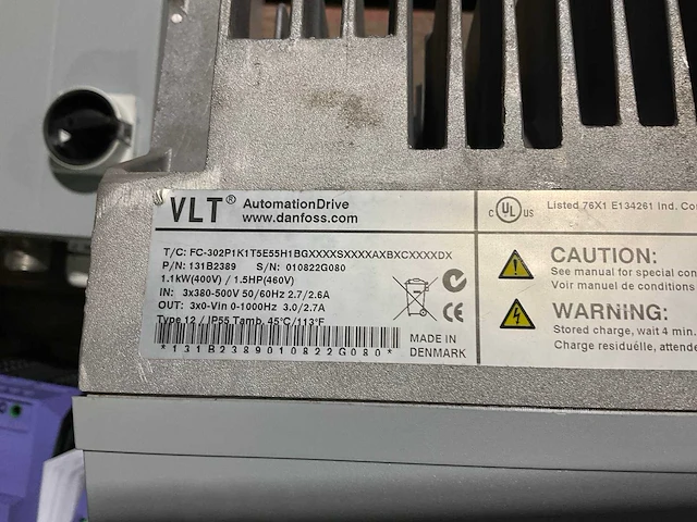 Danfoss vlt frequentieregelaar (4x) - afbeelding 3 van  3