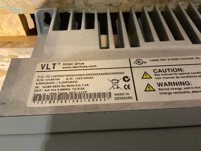 Danfoss vlt hvac drive frequentieregelaar (2x) - afbeelding 2 van  3
