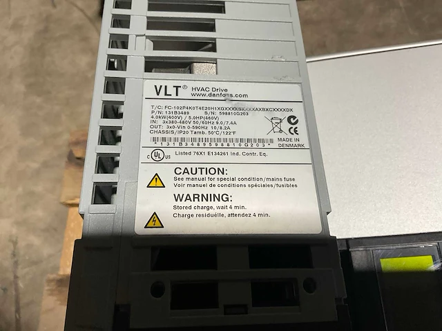 Danfoss vlt hvac drive / vlt 2800 frequentieregelaar (2x) - afbeelding 3 van  5