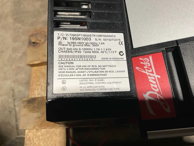 Danfoss vlt hvac drive / vlt 2800 frequentieregelaar (2x) - afbeelding 5 van  5