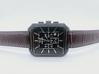 Danish design titanium chronograaf herenhorloge - afbeelding 4 van  8