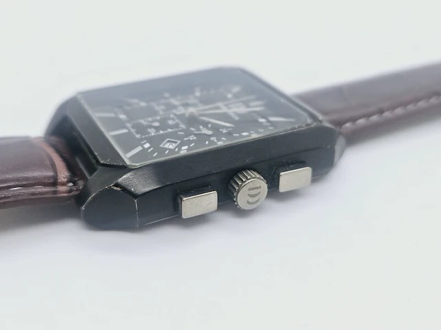 Danish design titanium chronograaf herenhorloge - afbeelding 7 van  8
