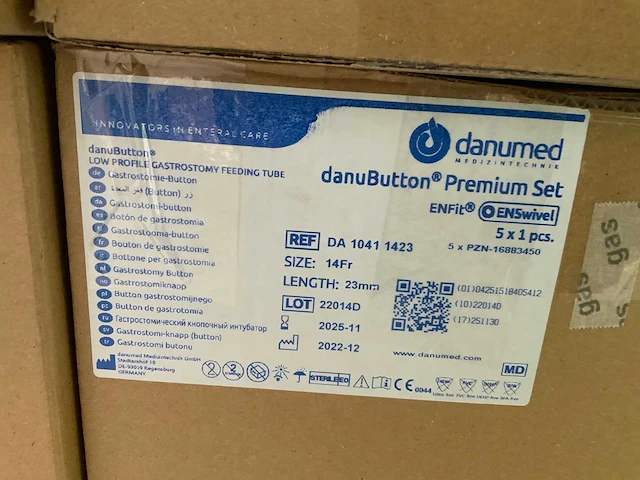 Danumed premium set 14fr gastrostomy danubutton (200x) - afbeelding 8 van  8