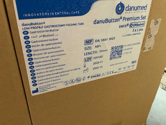Danumed premium set 16fr gastrostomy danubutton (58x) - afbeelding 7 van  8