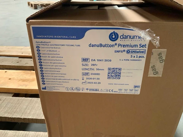 Danumed premium set 16fr gastrostomy danubutton (58x) - afbeelding 8 van  8