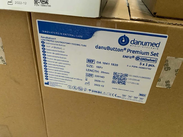 Danumed premium set 18fr gastrostomy danubutton (48x) - afbeelding 8 van  8