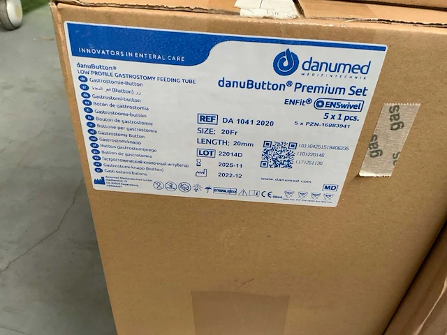 Danumed premium set 20fr gastrostomy danubutton (30x) - afbeelding 6 van  8