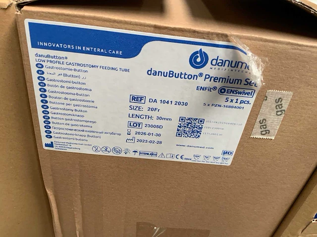 Danumed premium set 20fr gastrostomy danubutton (30x) - afbeelding 7 van  8
