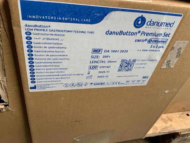 Danumed premium set 20fr gastrostomy danubutton (30x) - afbeelding 8 van  8