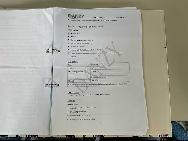 Danzy - super critical co2-reaction machine - 2022 - unused - afbeelding 80 van  82