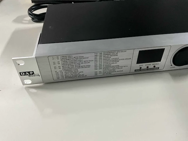 Dap audio dsp-256 digital effect processor (2x) - afbeelding 5 van  7