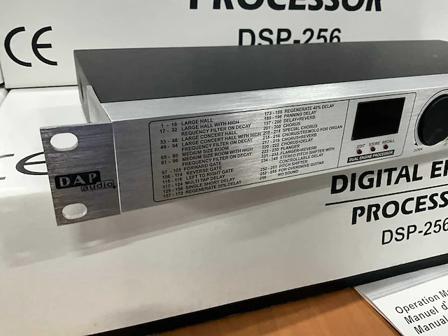 Dap audio dsp-256 digital effect processor (2x) - afbeelding 4 van  7