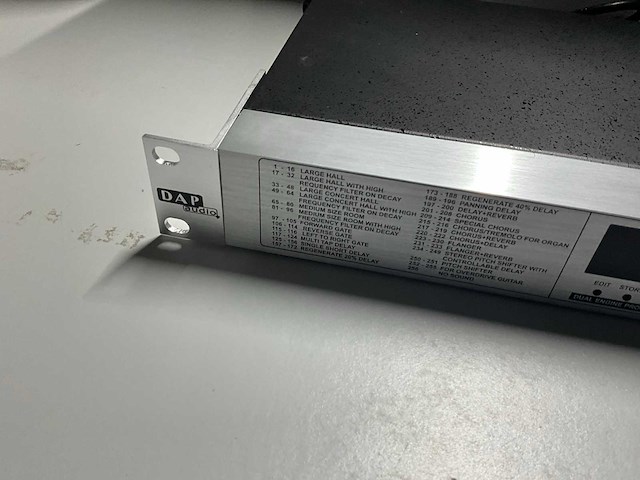 Dap audio dsp-256 digital effect processor (3x) - afbeelding 5 van  7
