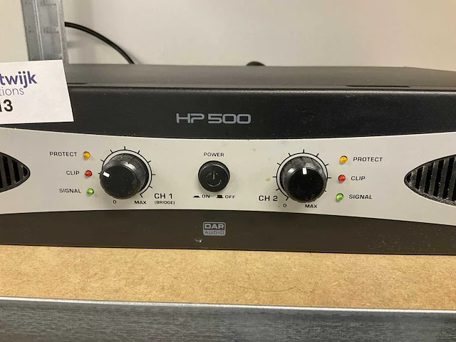 Dap audio hp500 versterker - afbeelding 2 van  2