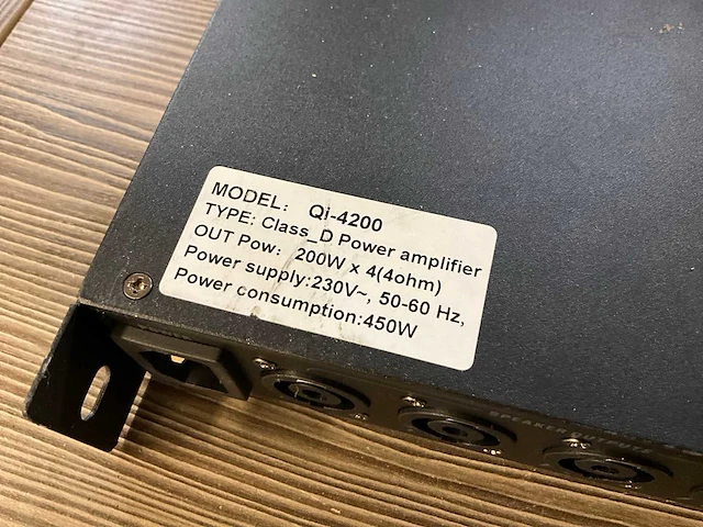 Dap audio qi-4200 versterkers (2x) - afbeelding 7 van  7