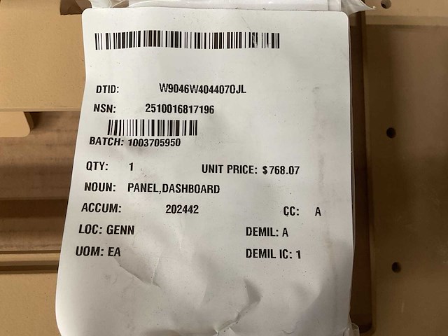 Dashboard panel - afbeelding 6 van  6