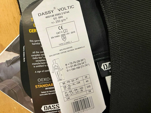 Dassy knee protection werkbroek (7x) - afbeelding 5 van  8