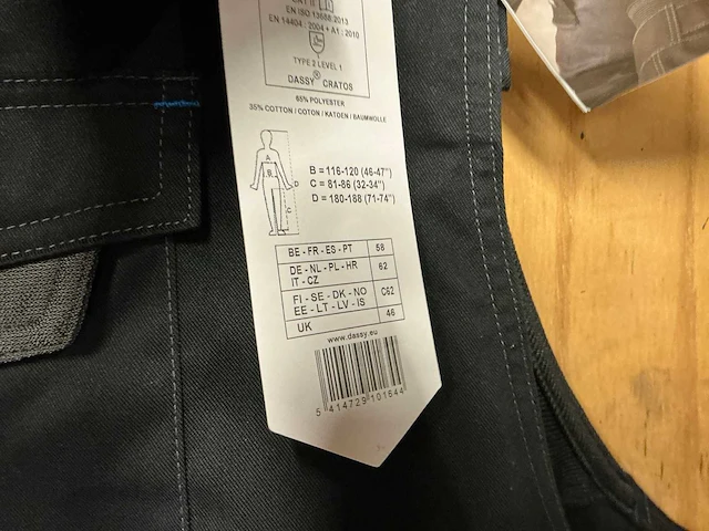 Dassy knee protection werkbroek (7x) - afbeelding 8 van  8