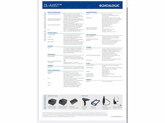 Datalogic dl-axist pda handheld scanner pda - afbeelding 7 van  7