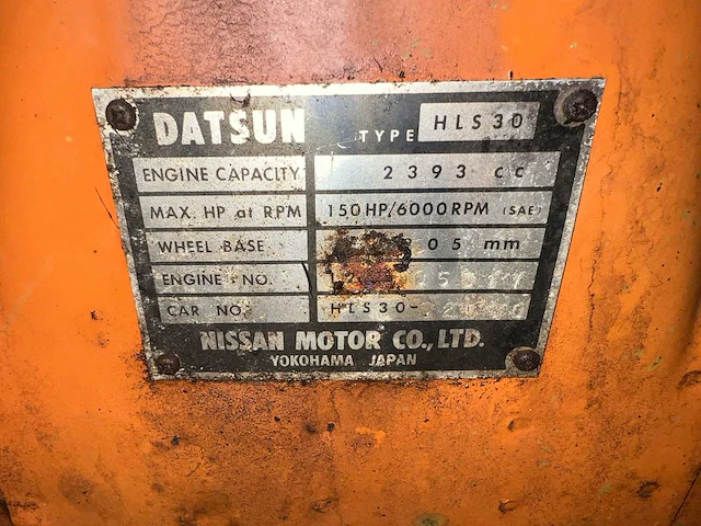 Datsun - 240z - oldtimer - 1970 - afbeelding 25 van  48
