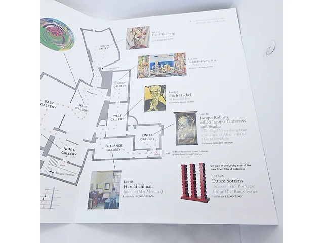 David bowie sotheby's exhibition gallery guide - afbeelding 3 van  4