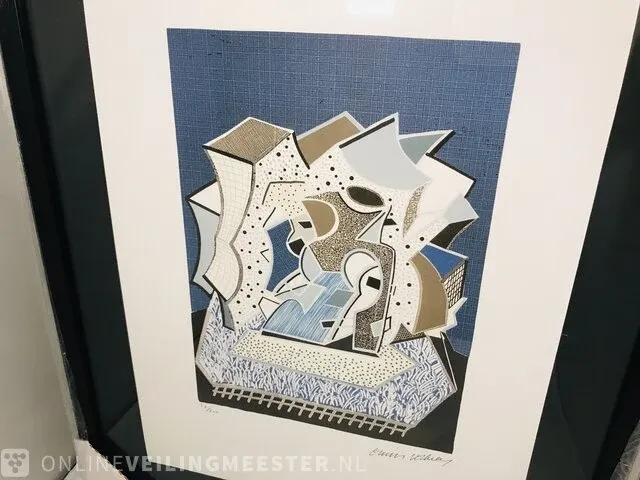 David hockney - lithograaf - afbeelding 1 van  6