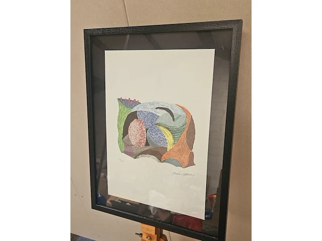 David hockney litho - afbeelding 1 van  6