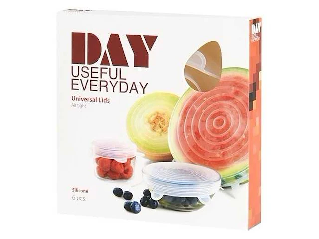 Day universal lid 6 piece set (500x) - afbeelding 1 van  3