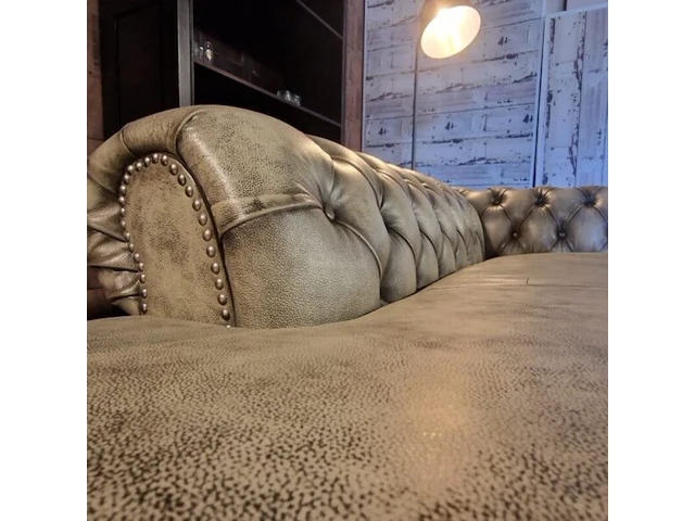 Daybed chesterfield, brighton, grijs - afbeelding 3 van  3
