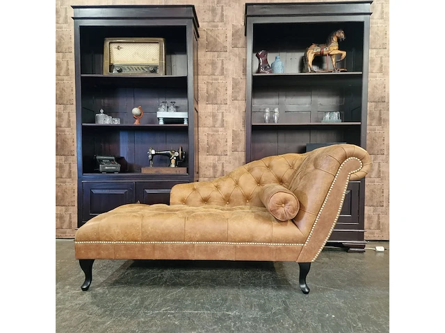 Daybed chesterfield, bruin - afbeelding 2 van  7