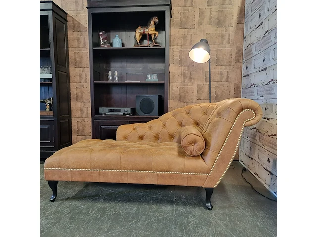 Daybed chesterfield, bruin - afbeelding 6 van  7