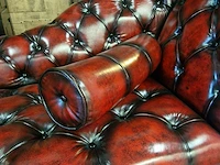 Daybed chesterfield, speciale nagels, rood - afbeelding 4 van  7