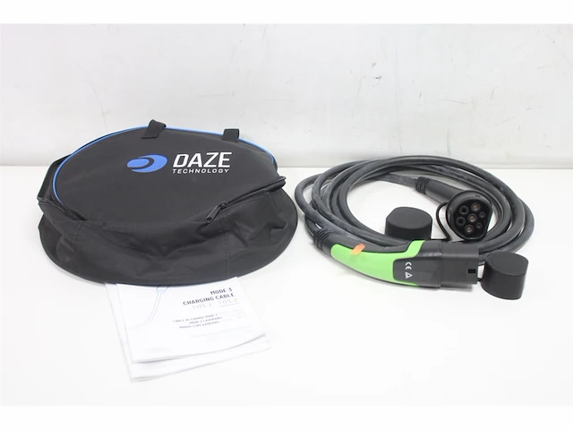 Daze laadkabel type 2type 2 voor elektrische auto's ev en phev met koffer 32 a - afbeelding 5 van  6
