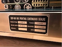Dbf-900 zakken sluitmachine - afbeelding 10 van  10