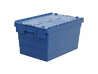 Dbp-106 distributie bak met deksel blauw 600x400x320mm (50x) - afbeelding 1 van  9