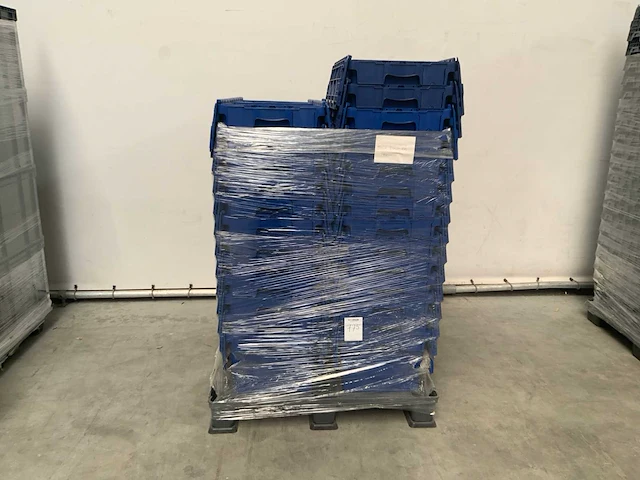 Dbp-106 distributie bak met deksel blauw 600x400x320mm (50x) - afbeelding 5 van  9