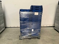 Dbp-106 distributie bak met deksel blauw 600x400x320mm (50x) - afbeelding 5 van  9
