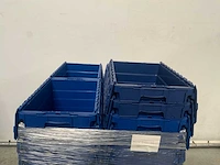 Dbp-106 distributie bak met deksel blauw 600x400x320mm (50x) - afbeelding 6 van  9
