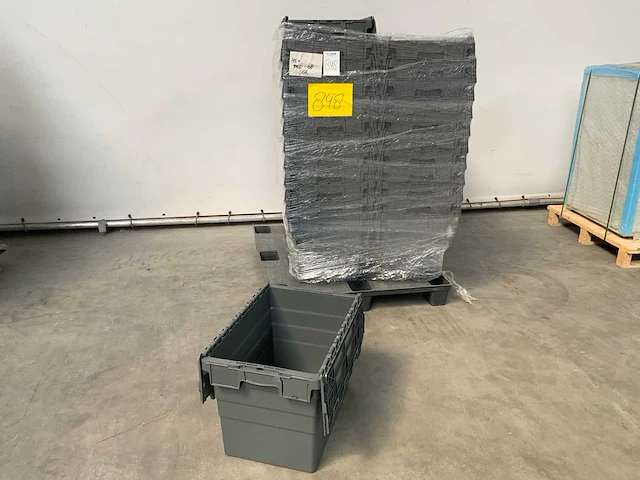 Dbp-108 distributie bak met deksel 600x400x415mm (45x) - afbeelding 1 van  5
